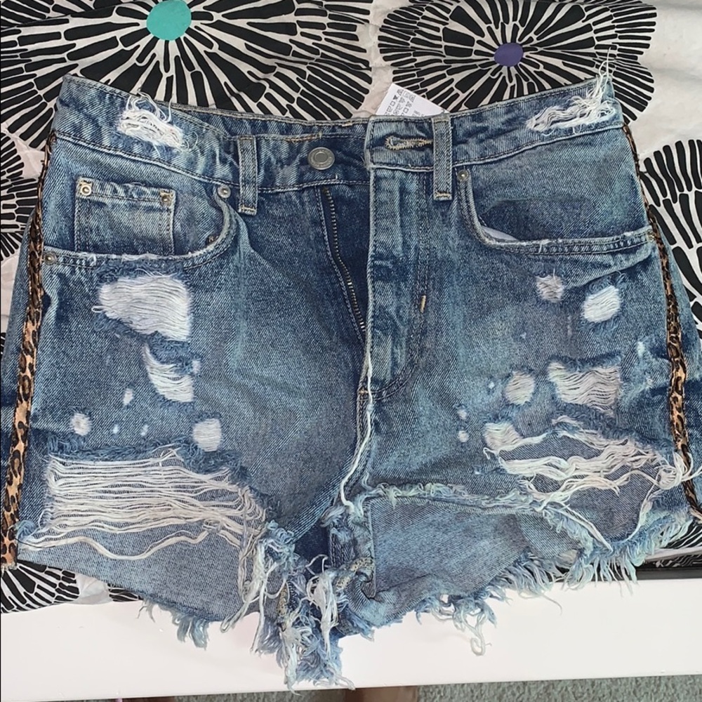 Zara cheetah shorts!!